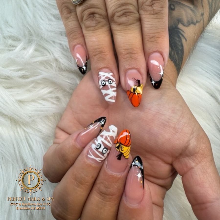 Nail collection at Perfect Nails & Spa Glendale